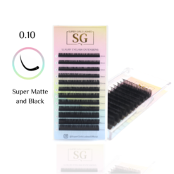 Cashmere Fauxmink Classic Individual Premium Lash Extensions 0.10mm