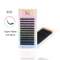 Cashmere Fauxmink Classic Individual Premium Lash Extensions 0.15mm