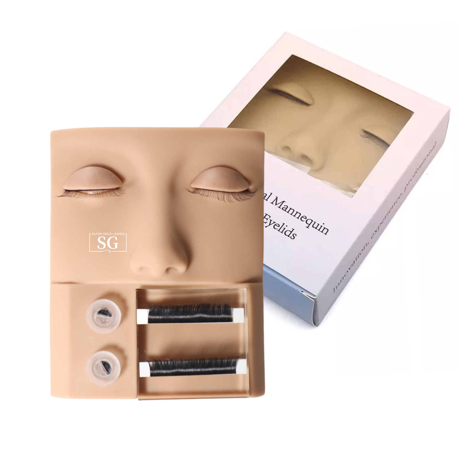 3 in 1 Removable Eyelids Lash Practice Set
