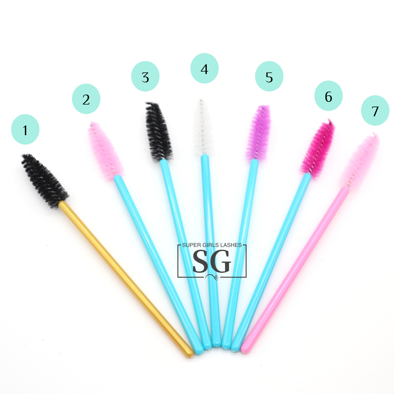 Soft Mascare Wands/Eyelash Brushes （50pcs）
