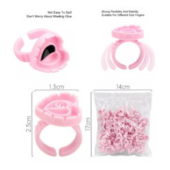 Alternative view of Sweet Heart Glue Cups 100pcs/pack