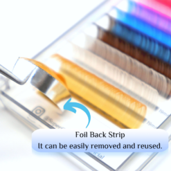 Alternative view of Rainbow Colored Lash Volume Eyelash Extensions 0.07mm