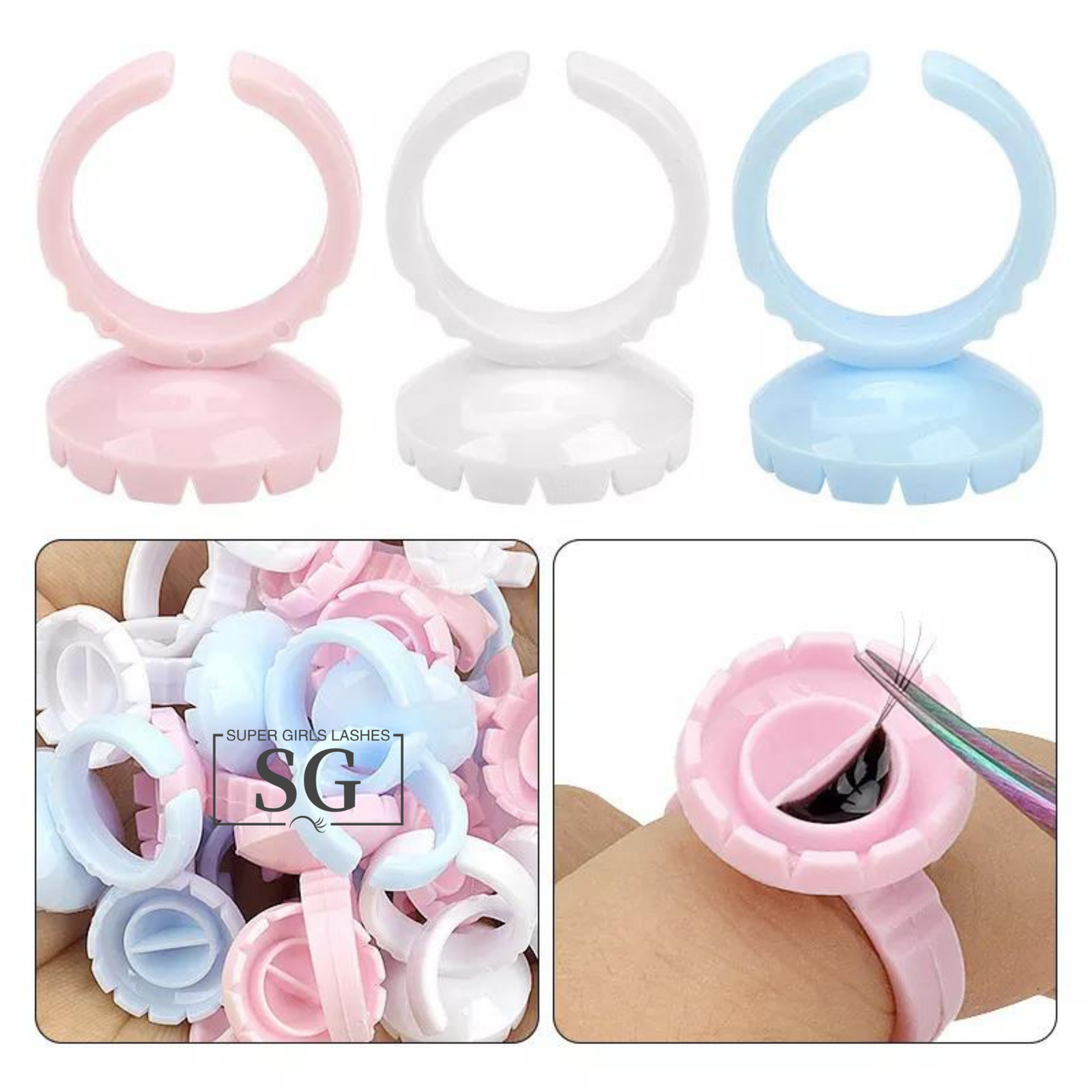 Round-shaped Glue Cups 100pcs/pack - Image 2