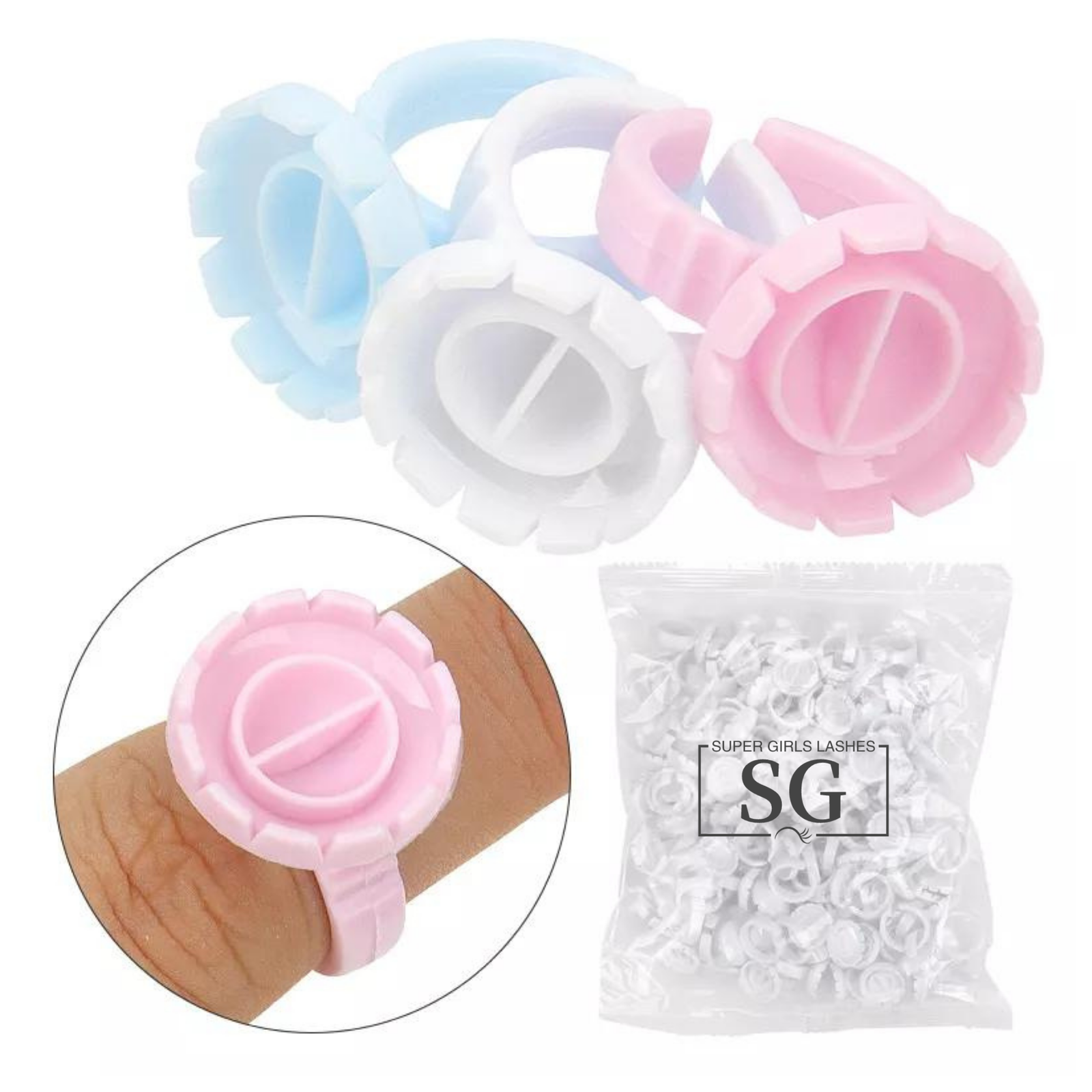 Round-shaped Glue Cups 100pcs/pack - Image 3