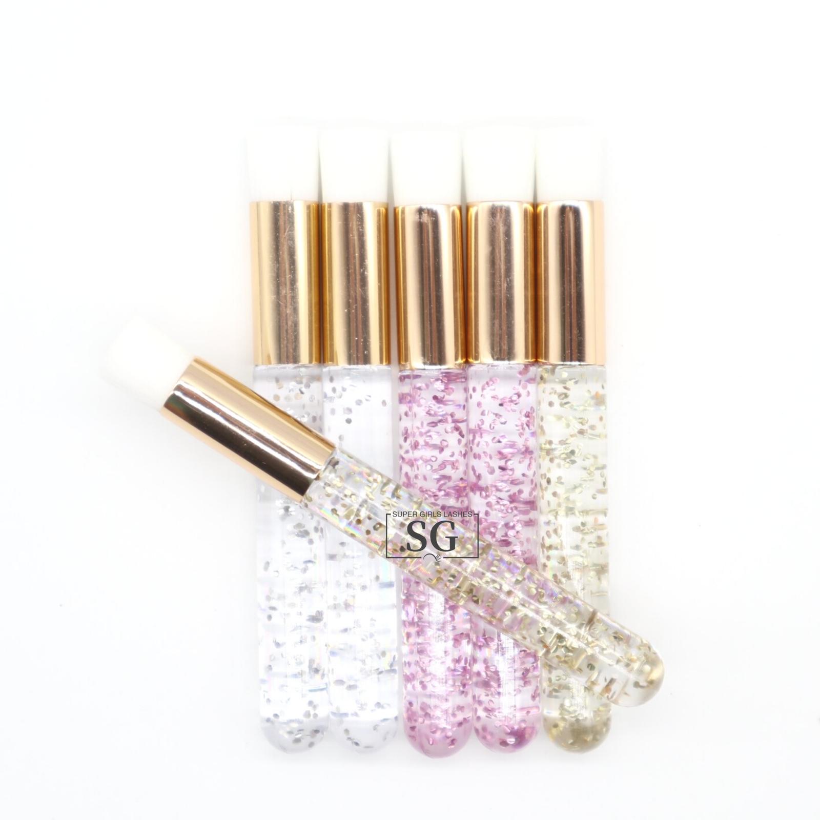 Rhinestone Eyelash Flat Cleaning Brush