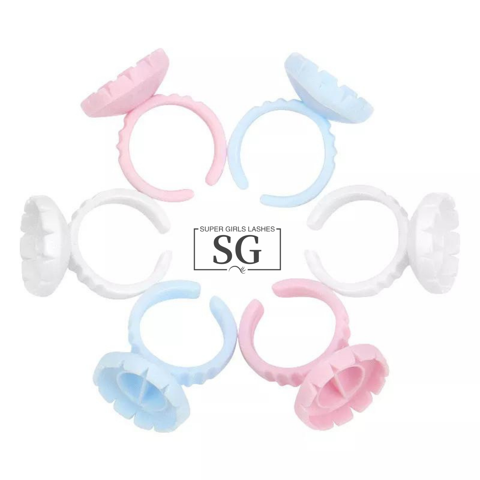 Round-shaped Glue Cups 100pcs/pack