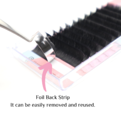 Alternative view of Silk Black Volume Easy Fan Lash Extensions 0.07mm