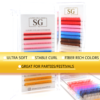 Rainbow Colored Lash Volume Eyelash Extensions 0.07mm - Image 5