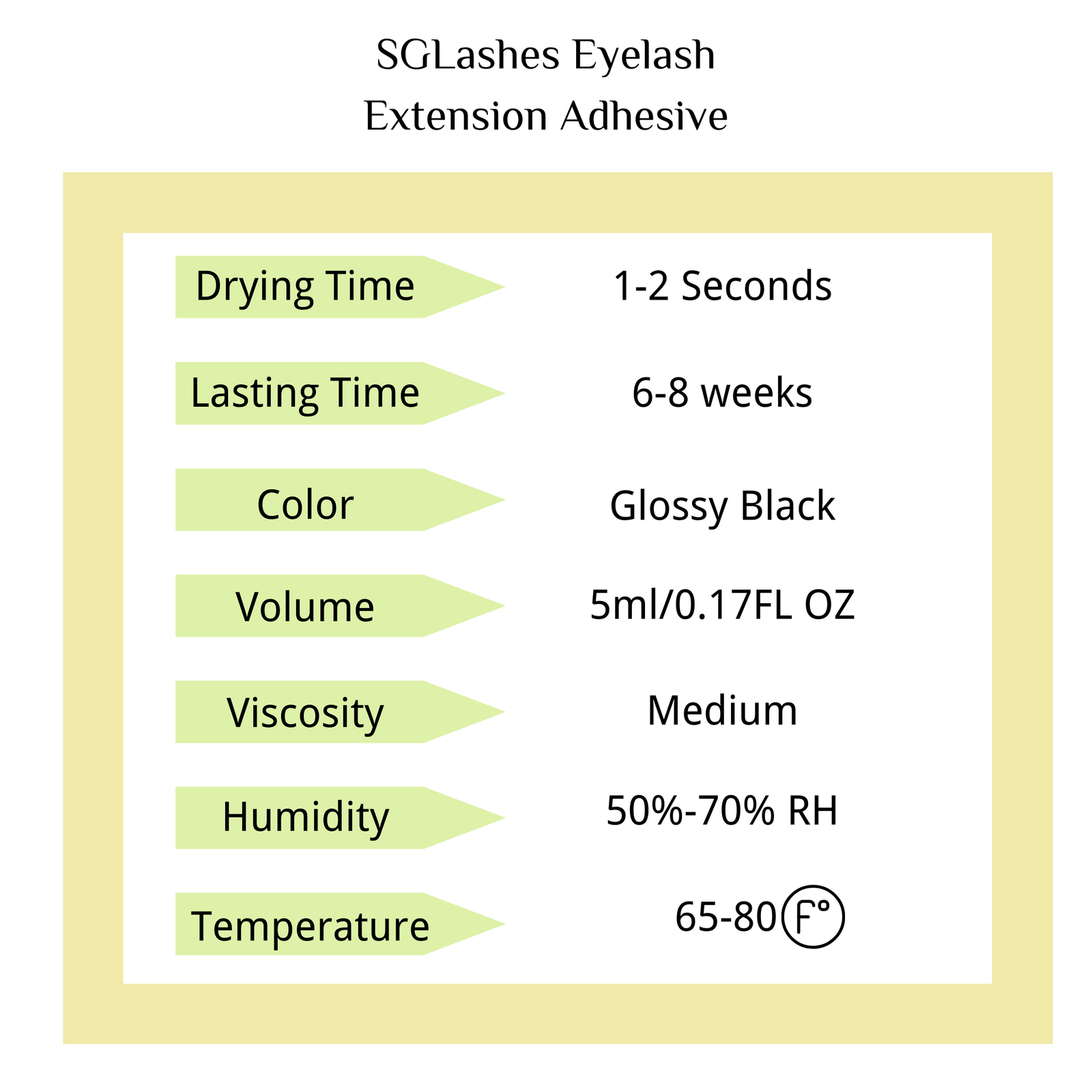 SG Eyelash Glue 5ml 1-2S - Image 4