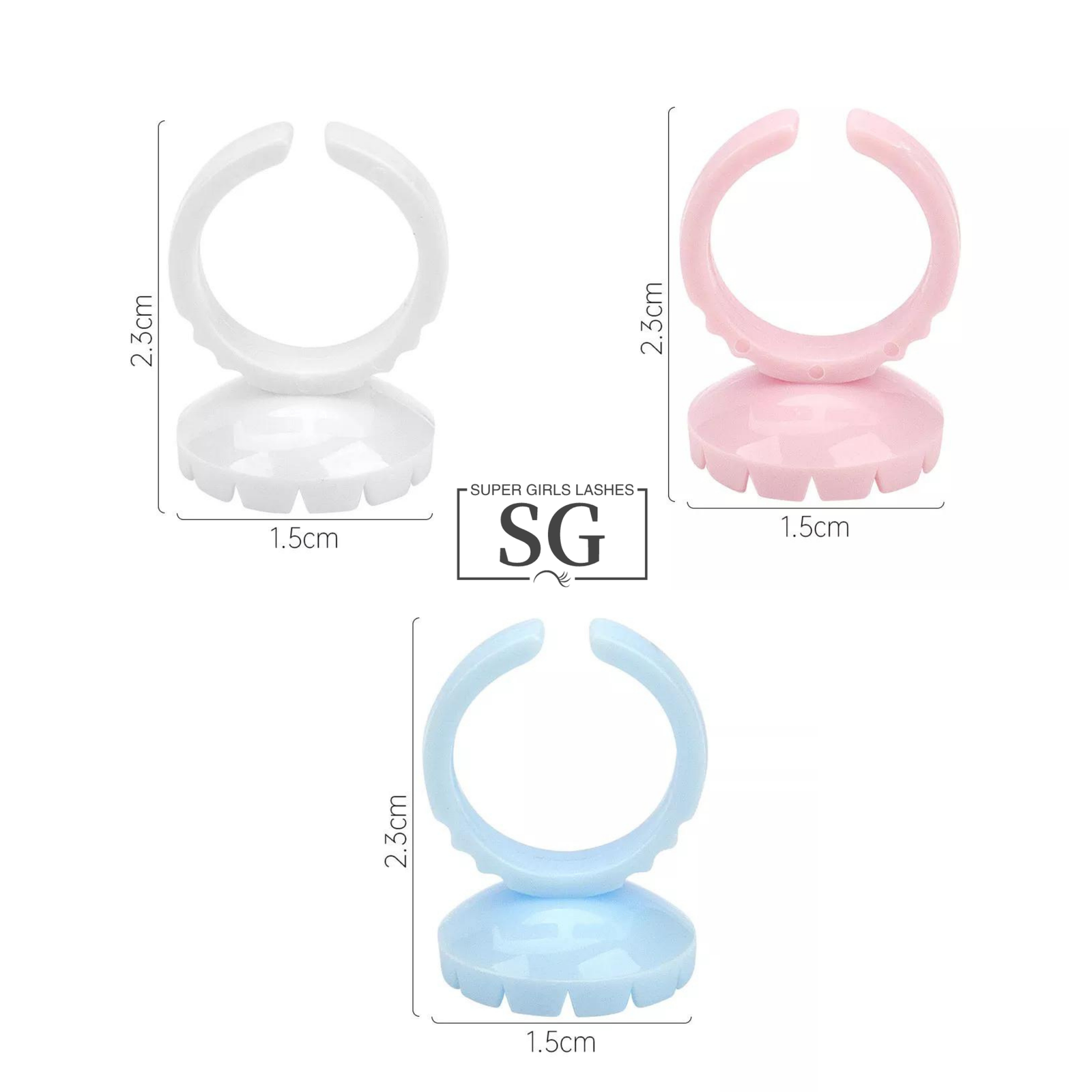 Round-shaped Glue Cups 100pcs/pack - Image 4