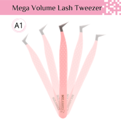 SG-A1 Pink Diamond Dust Mega Volume Lash Tweezers