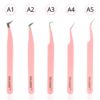SG-A1 Pink Diamond Dust Mega Volume Lash Tweezers - Image 3