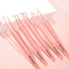 SG-A1 Pink Diamond Dust Mega Volume Lash Tweezers - Image 4