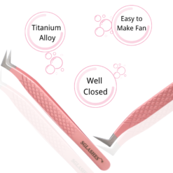 Alternative view of SG-A1 Pink Diamond Dust Mega Volume Lash Tweezers