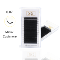 Black Pearl Luxury Volume Individual Eyelash Extensions 0.07mm