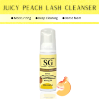 JUICY P﻿EACH Lash Foaming Cleanser 60ml for Eyelash Extensions
