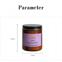 Alternative view of Amber Glass Candle