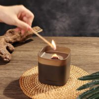 Alternative view of Matte Black Candle