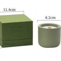 Alternative view of Textured Stone Candle