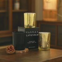 Electroplated Glass Candle - Image 3