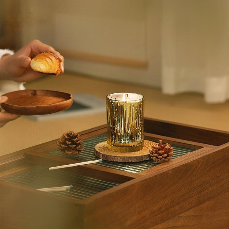 Electroplated Glass Candle - Image 2