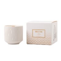 Fluted Ceramic Candle