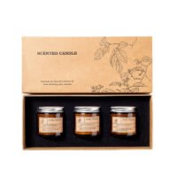 Triple Amber Candle Gift Set