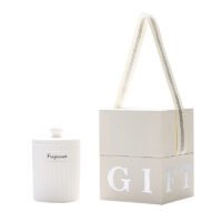 Ivory Ceramic Candle
