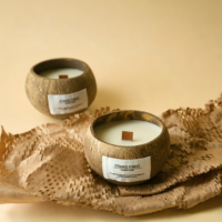 Coconut Shell Candle - Image 4