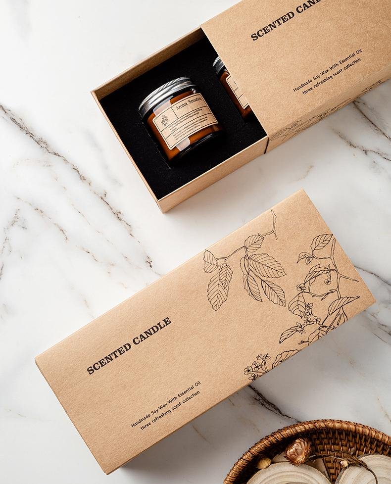 Triple Amber Candle Gift Set - Image 4