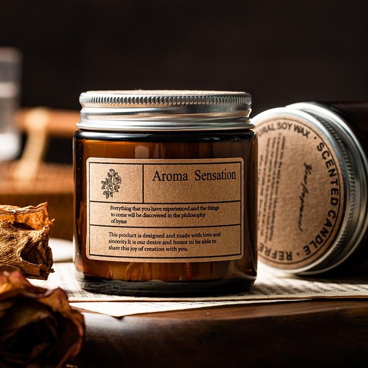 Triple Amber Candle Gift Set - Image 6