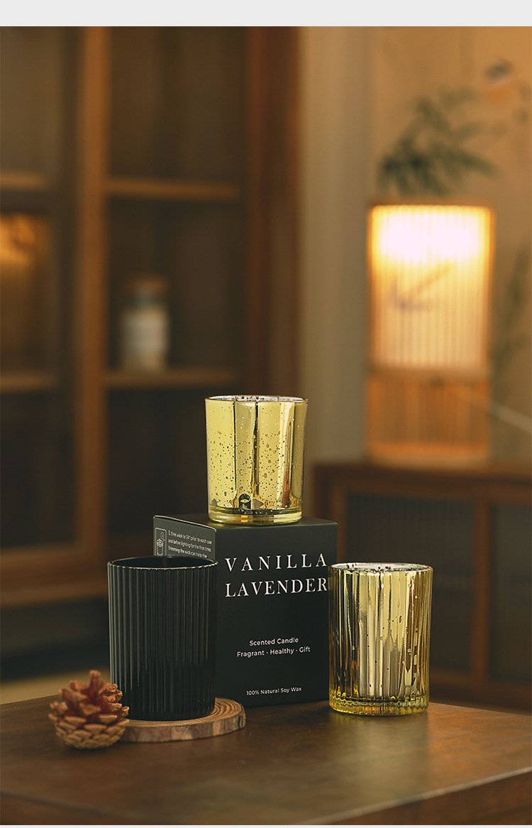 Electroplated Glass Candle - Image 8