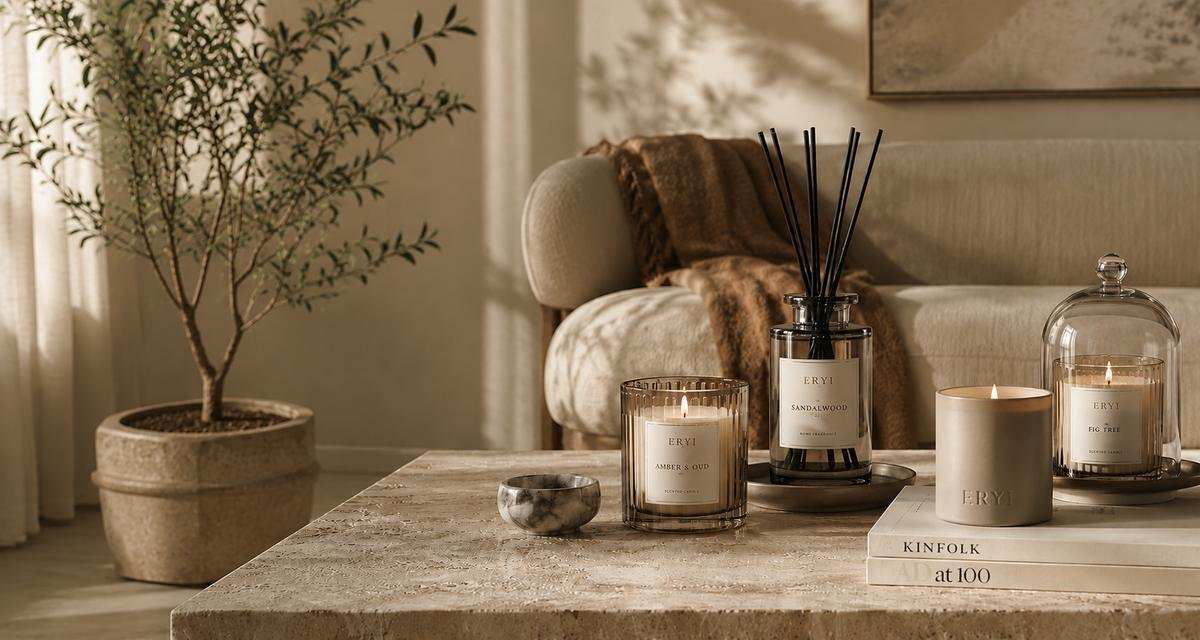 ERYI home fragrance lifestyle composition